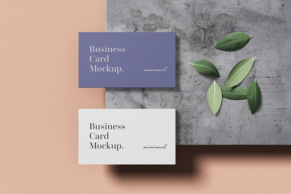 Minimal Business Card Mockup in Branding Mockups - product preview 5