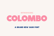 Colombo Sans Font