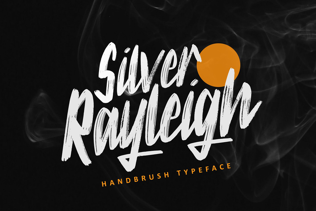 Silver Rayleigh - HandBrush Typeface in Blackletter Fonts - product preview 8
