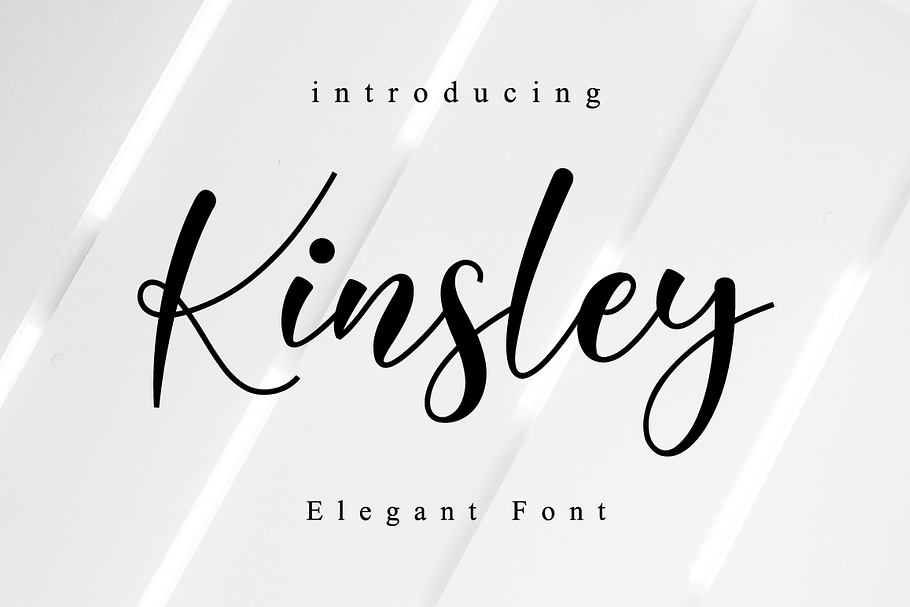 Kinsley // Elegant Font in Script Fonts - product preview 8