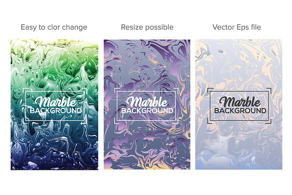 Liquid Marble Backgrounds Bundle in Textures - product preview 6
