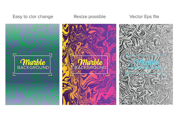 Liquid Marble Backgrounds Bundle in Textures - product preview 8