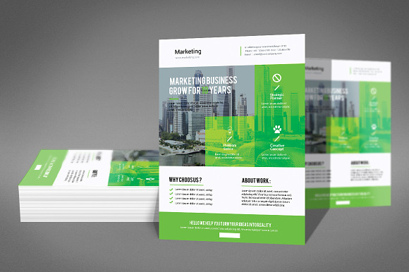 Corporate Business Flyer Template in Flyer Templates - product preview 2