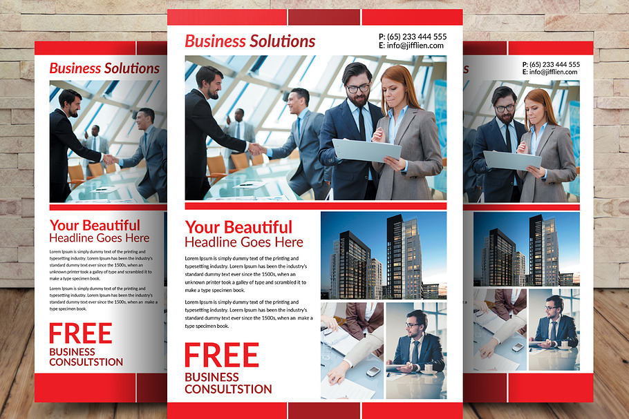 Corporate Business Flyer Template in Flyer Templates - product preview 8