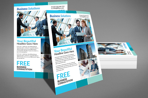 Corporate Business Flyer Template in Flyer Templates - product preview 1