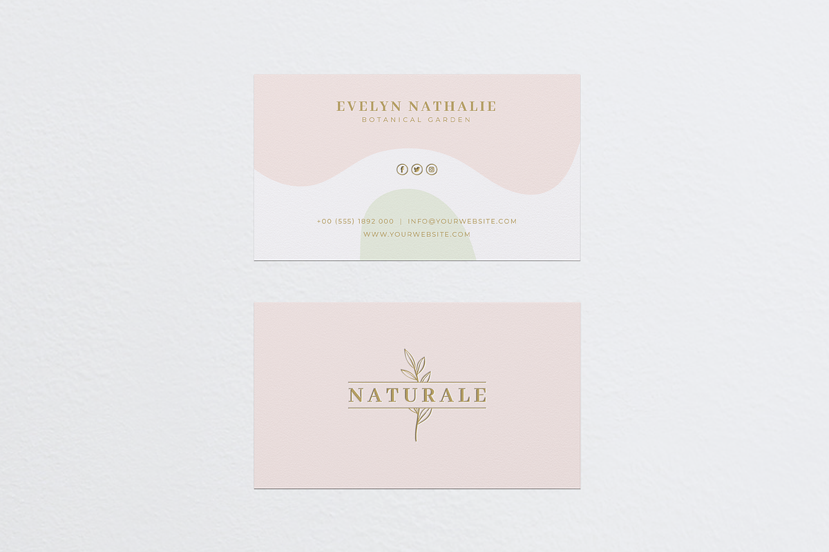 Feminine Business Card Vol. 10 in Business Card Templates - product preview 2