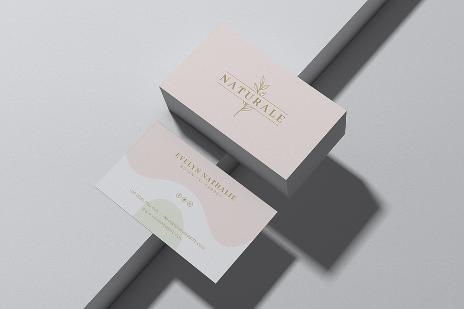 Feminine Business Card Vol. 10 in Business Card Templates - product preview 4
