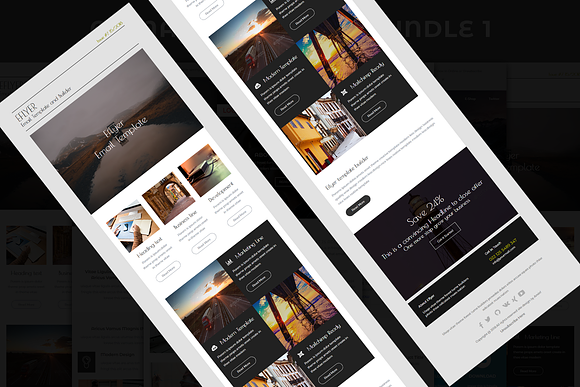 Eflyer - Responsive email template in Mailchimp Templates - product preview 1