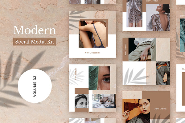 Modern Social Media Kit (Vol. 32)