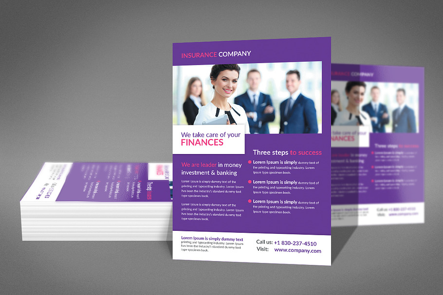Insurance Flyer Psd in Flyer Templates - product preview 8