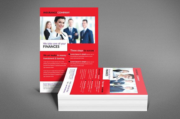 Insurance Flyer Psd in Flyer Templates - product preview 1