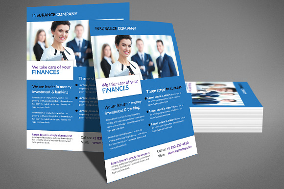 Insurance Flyer Psd in Flyer Templates - product preview 2