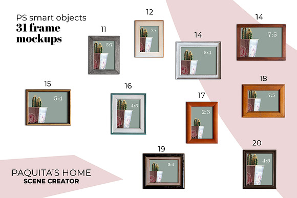 Vintage Scene Creator - 31 frames in Scene Creator Mockups - product preview 7