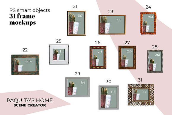 Vintage Scene Creator - 31 frames in Scene Creator Mockups - product preview 8
