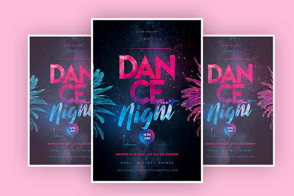Dance Night in Flyer Templates - product preview 1