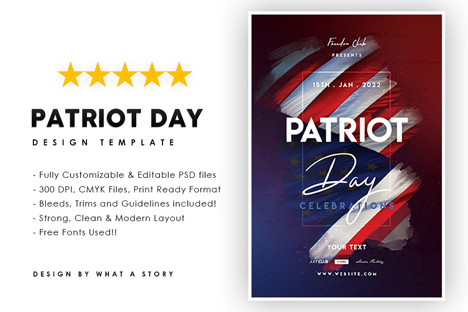 Patriot Day in Flyer Templates - product preview 8