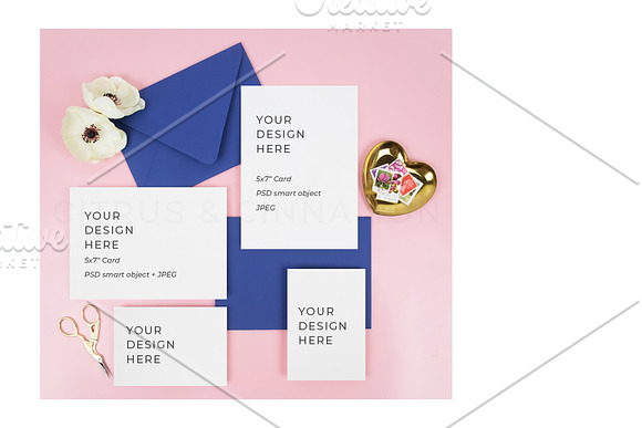 Wedding Stationery Mockup Bundle 2 in Print Mockups - product preview 1
