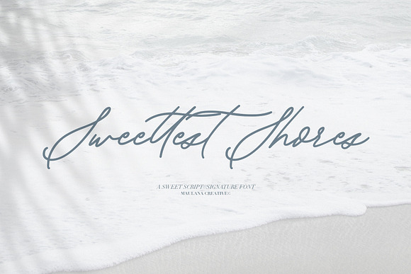Sweetshore Casual Script Font in Script Fonts - product preview 5