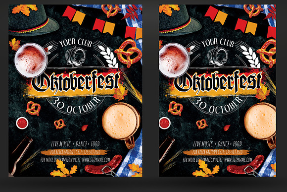 Oktoberfest Festival Flyer in Flyer Templates - product preview 1