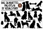 Dog Silhouettes - AI/EPS/PNG