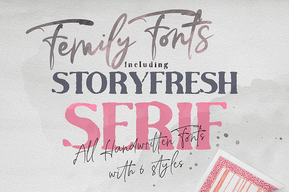 Story Fresh in Script Fonts - product preview 1