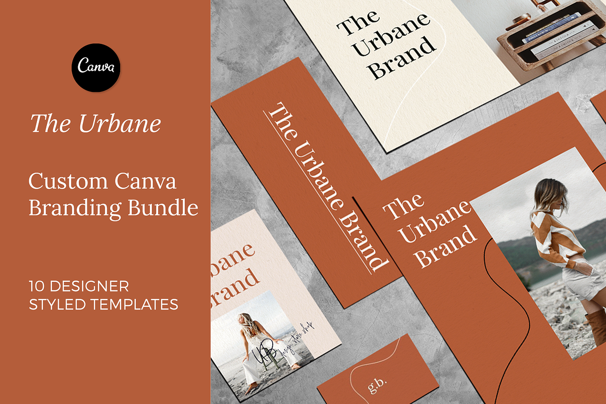 Canva Branding Bundle: THE URBANE in Stationery Templates - product preview 8