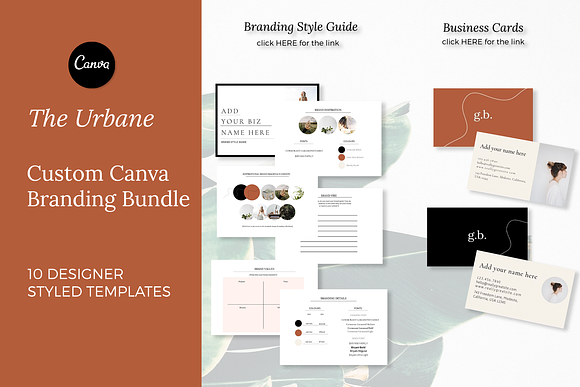 Canva Branding Bundle: THE URBANE in Stationery Templates - product preview 3