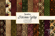 Autumn Gothic Digital Paper