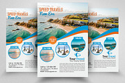 Tour and Travel Flyer Template