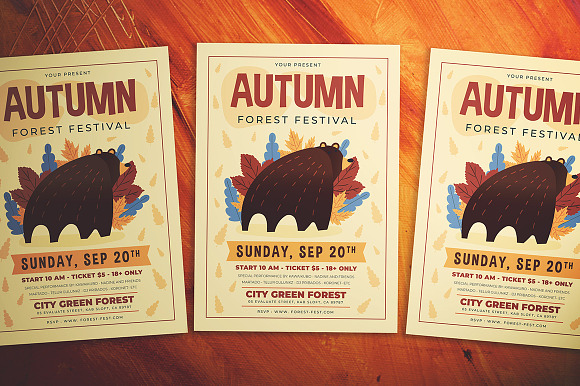 Fall Festival Flyer in Flyer Templates - product preview 1
