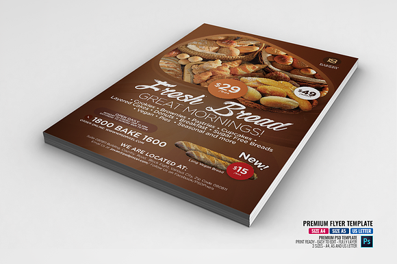 Bakery Flyer in Flyer Templates - product preview 1