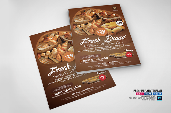 Bakery Flyer in Flyer Templates - product preview 2