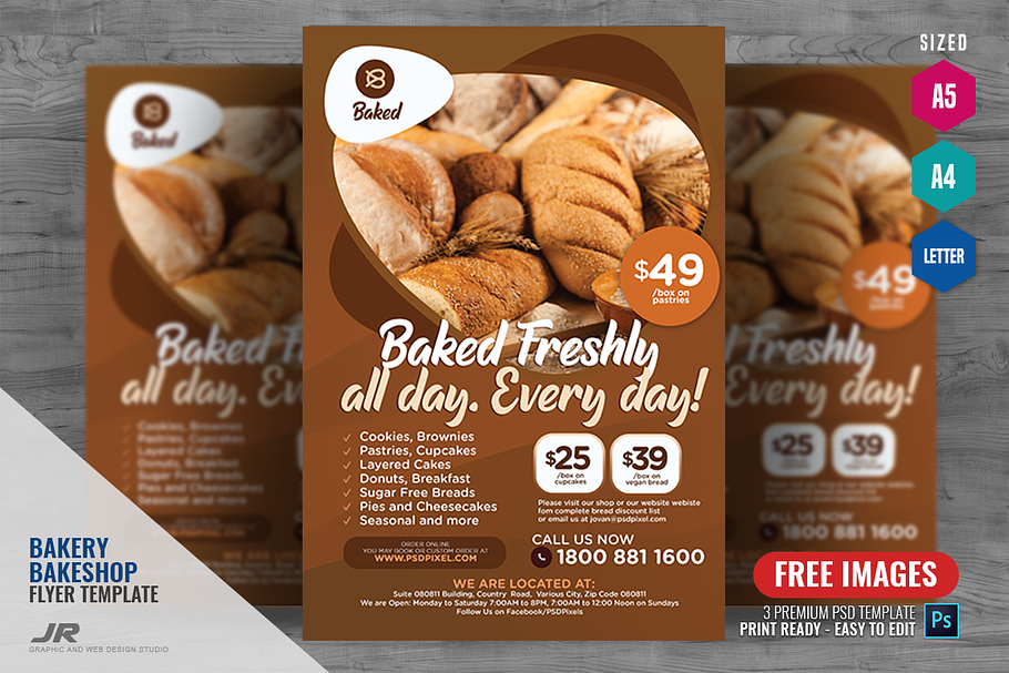 Bread and Pasty Flyer in Flyer Templates - product preview 8