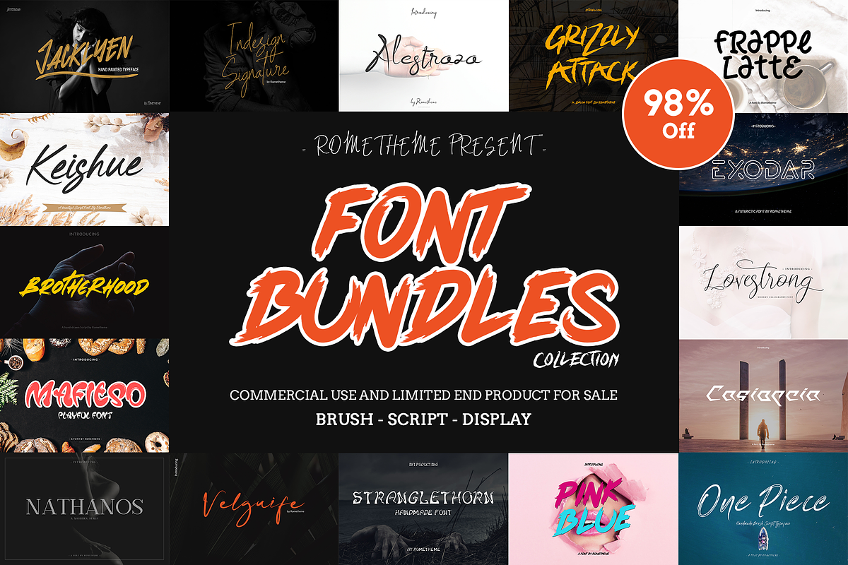 Rometheme Font Bundle - 98% OFF! in Fonts - product preview 8