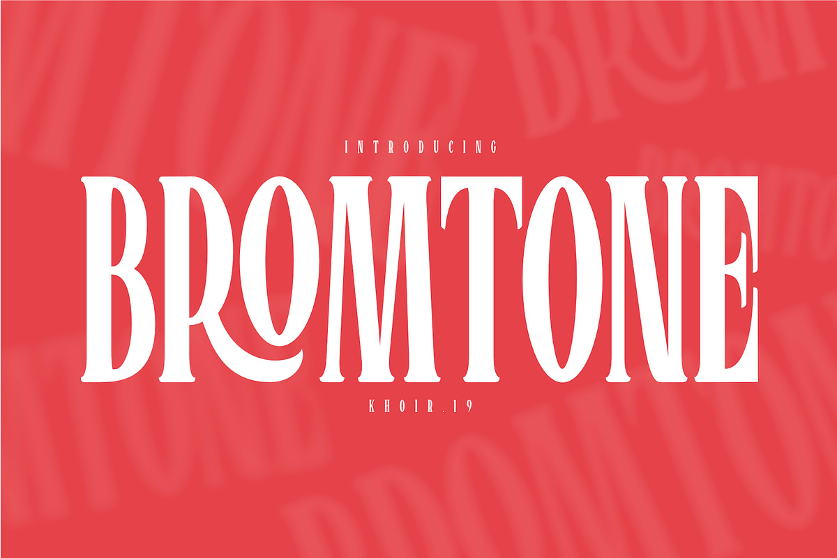 BROMTONE in Serif Fonts - product preview 8