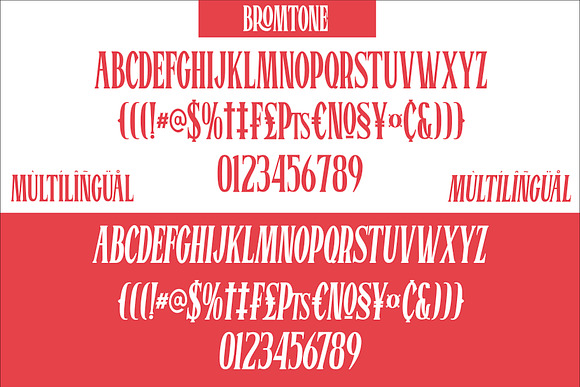 BROMTONE in Serif Fonts - product preview 6