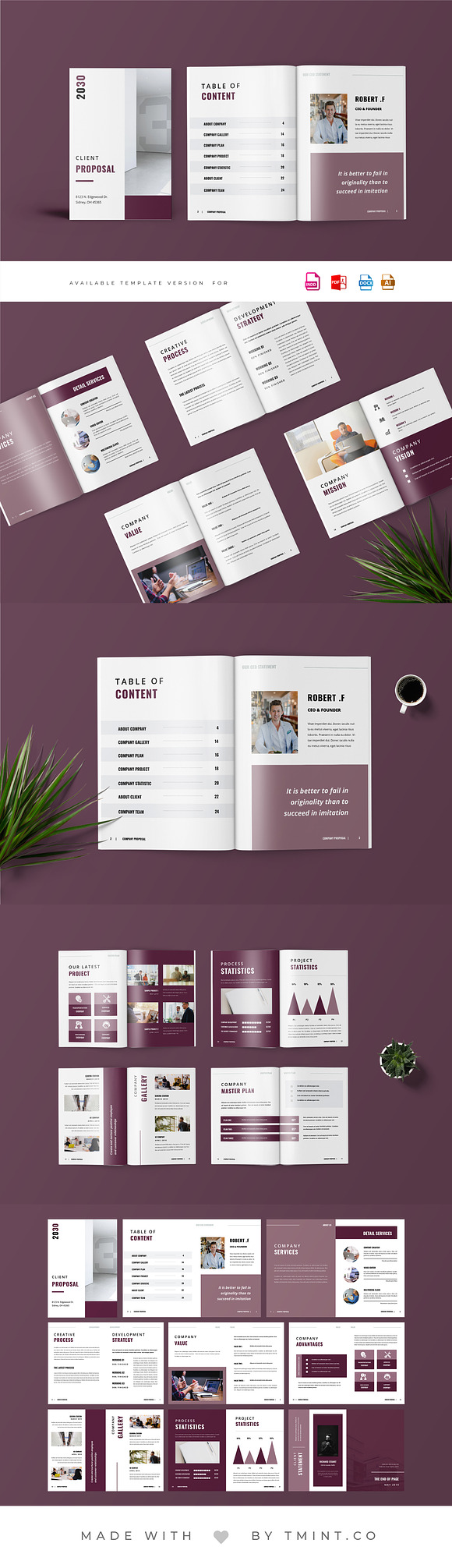 Project Proposal Template in Brochure Templates - product preview 5
