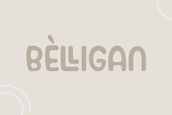 Belligan in Sans-Serif Fonts - product preview 15