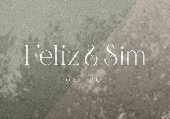 Feliz & Sim - Font Duo in Serif Fonts - product preview 45