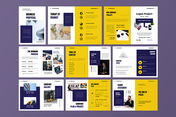 Project Proposal Template in Brochure Templates - product preview 2
