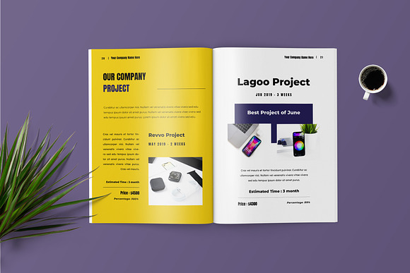 Project Proposal Template in Brochure Templates - product preview 3