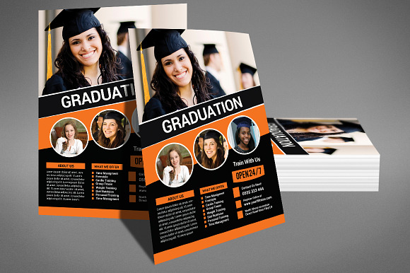 Graduation Flyer in Flyer Templates - product preview 1