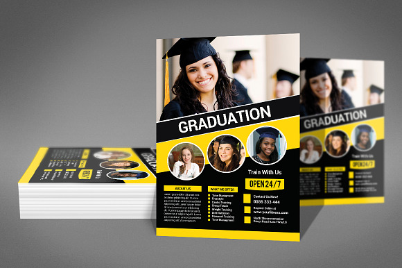 Graduation Flyer in Flyer Templates - product preview 2