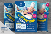 Child Swimming Class Flyer