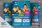 Swimming Class Services Flyer