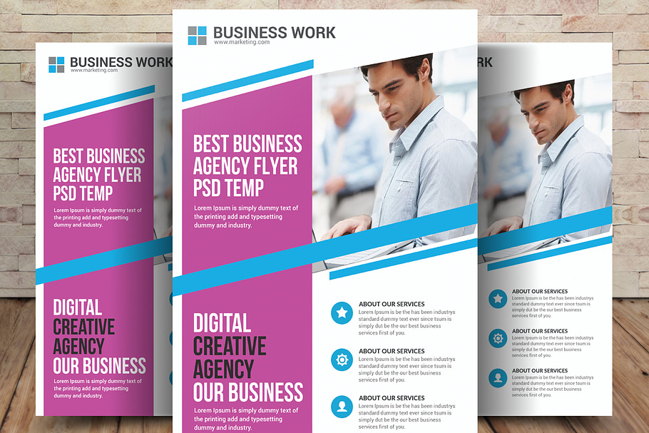 Corporate Business Agency Flyer in Flyer Templates - product preview 8