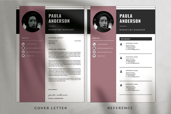Resume Template / Cv Template in Resume Templates - product preview 2