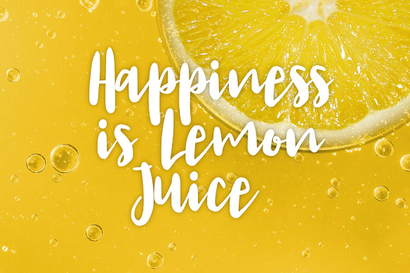 Lemon Juice Script Font in Script Fonts - product preview 2