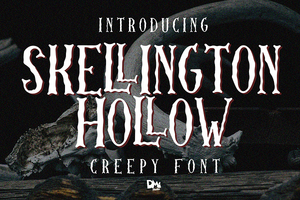 Skellington Hollow - Creepy Font