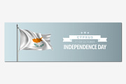 Cyprus happy independence day vector